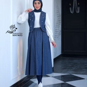 وست و دامن جین افرا